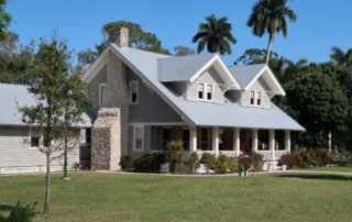 House with Gray Roof and Porch