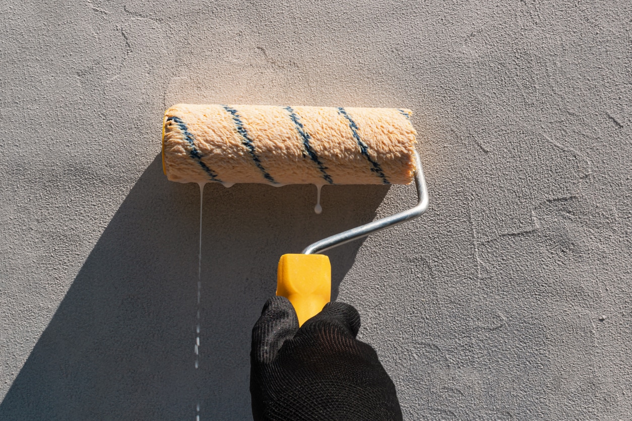 interior concrete painting