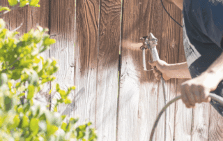 paint or stain my fence